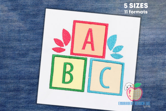 Applique Design of ABC Blocks: A Practical Guide for Machine Embroidery Projects