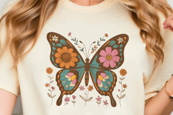 Boho Butterfly PNG: Elevating Digital Creativity with High-Resolution Sublimation Designs