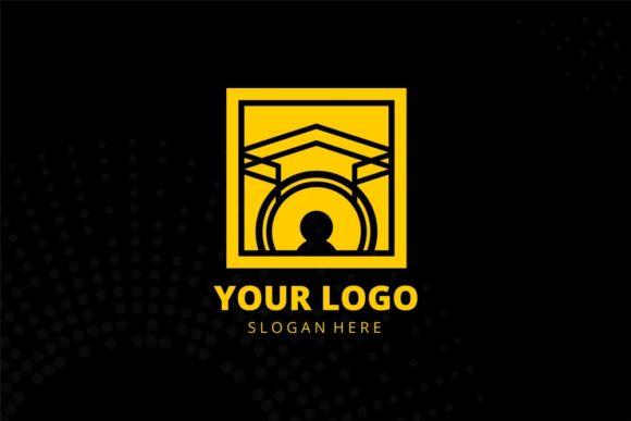 Flat Graduation Hat Logo Design Guide