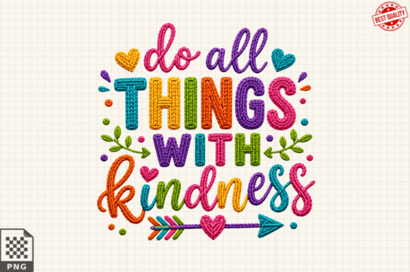 Kindness Faux Yarn Inspirational T-Shirt: Elevating DIY Design with Digital Sublimation