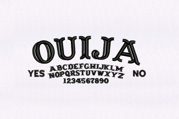 Stitching the Supernatural: Mastering Ouija Board Text Design in Machine Embroidery