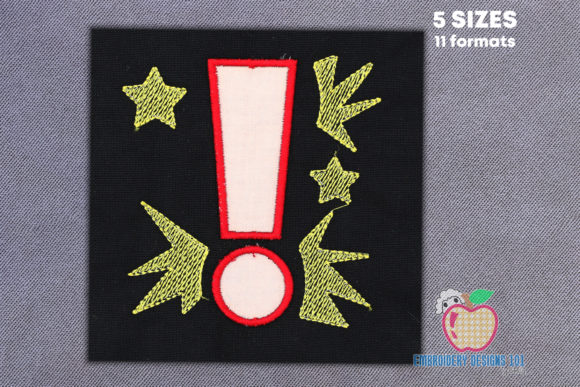 Strategic Visual Emphasis: Leveraging the Exclamation Mark Applique in Modern Design