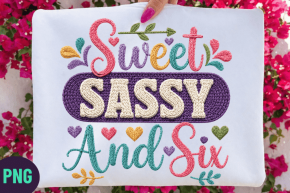 Sweet Sassy and Six Faux Yarn PNG: Elevating Your Digital Craft Projects